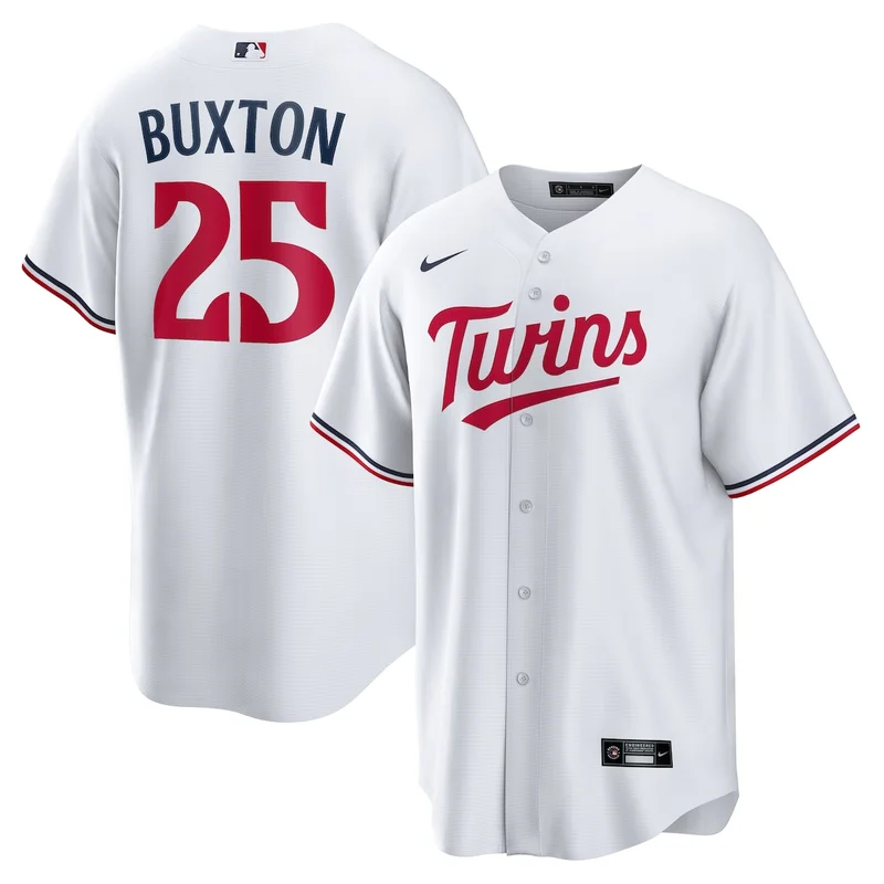 Minnesota Twins Byron Buxton White Home Jersey