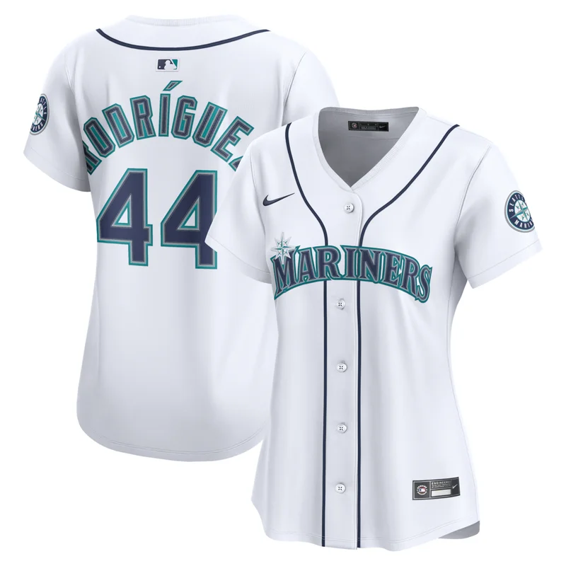 Seattle Mariners Julio Rodriguez White Home Limited Player Jersey