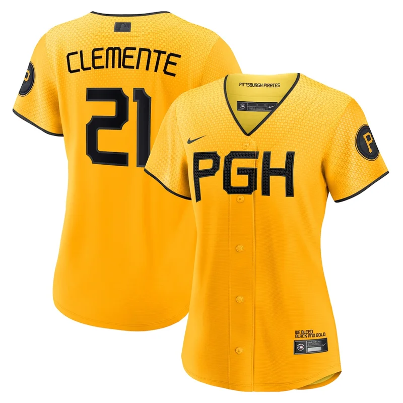 Pittsburgh Pirates Roberto Clemente White Cooperstown Collection Limited Jersey - Image 2