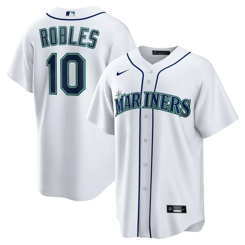 Seattle Mariners Victor Robles White Home Jersey