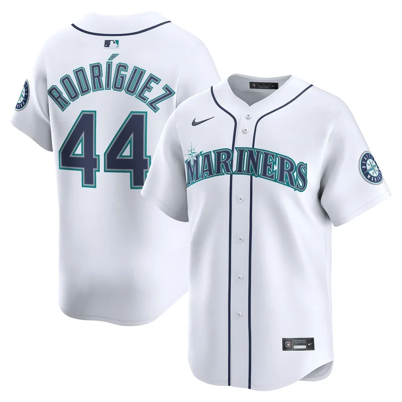 Seattle Mariners Julio Rodriguez White Home Limited Player Jersey