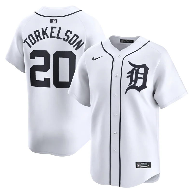 Detroit Tigers White Home Team Jersey - Image 4