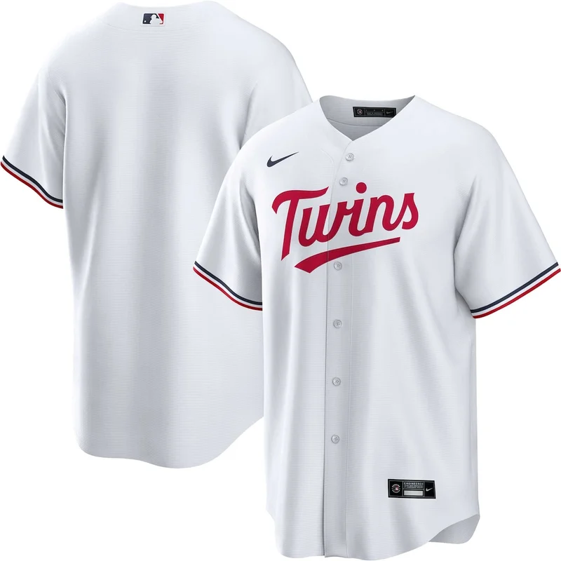 Minnesota Twins Light Blue Road Cooperstown Collection Team Jersey - Image 2