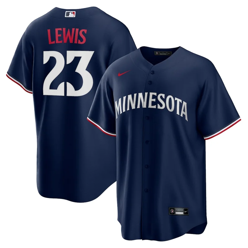 Minnesota Twins Light Blue Road Cooperstown Collection Team Jersey - Image 3