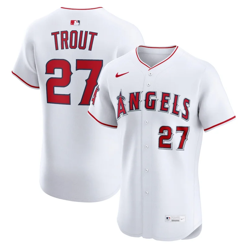 Los Angeles Angels Mike Trout Red Alternate Player Jersey - Image 2