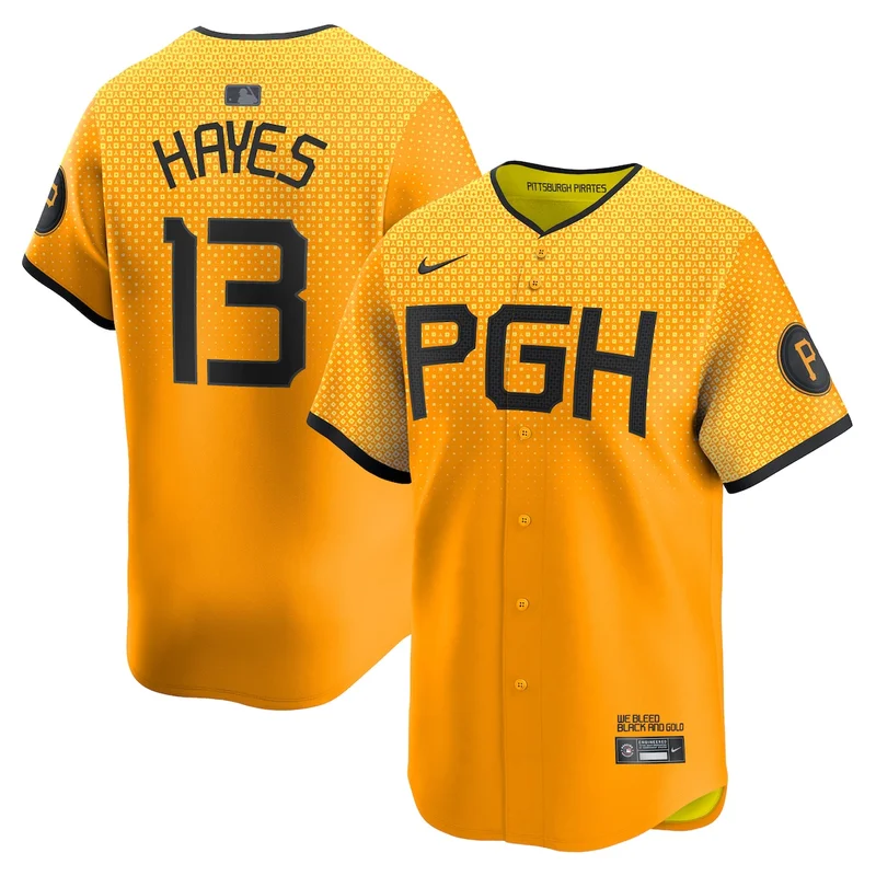 Pittsburgh Pirates Ke'Bryan Hayes Gold City Connect Limited Player Jersey