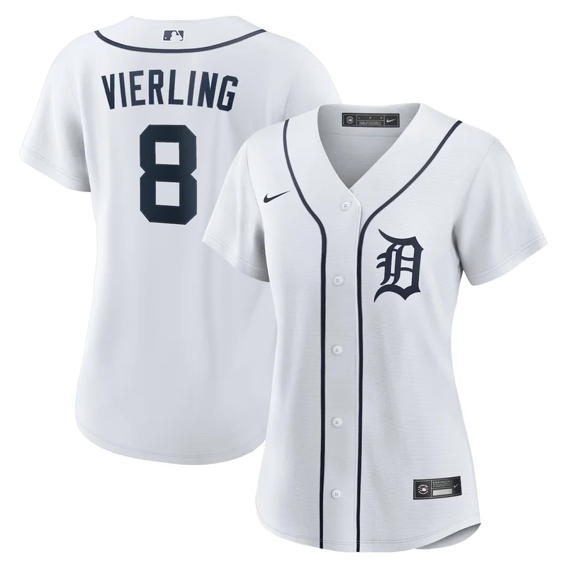 Detroit Tigers White Home Team Jersey - Image 5