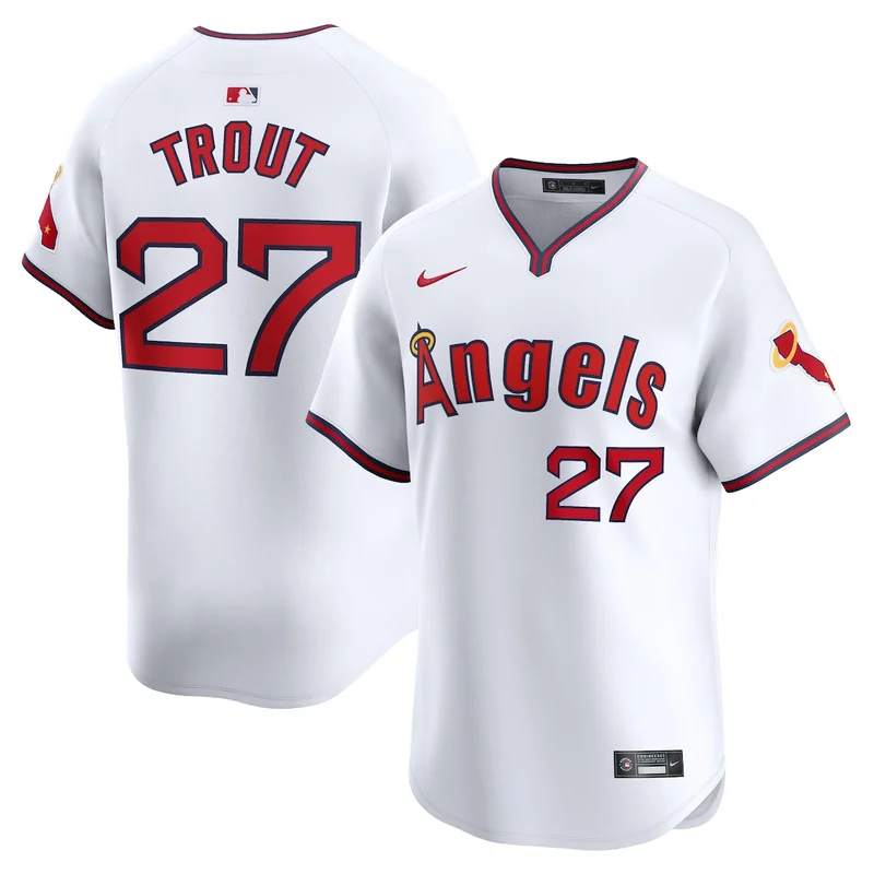 Los Angeles Angels Mike Trout Red Alternate Player Jersey - Image 3