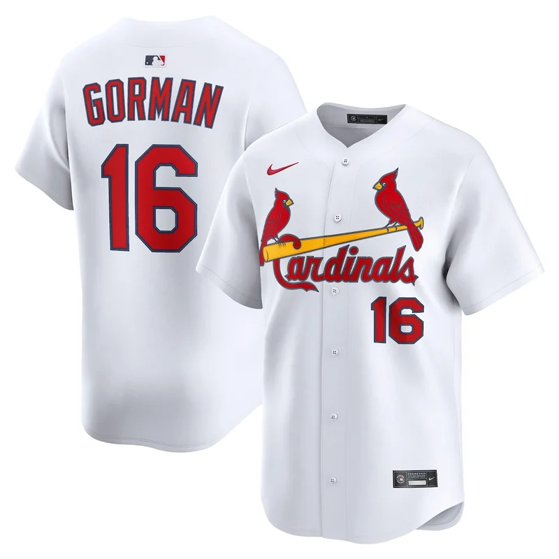 St Louis Cardinals Nolan Arenado White Home Limited Player Jersey - Image 4