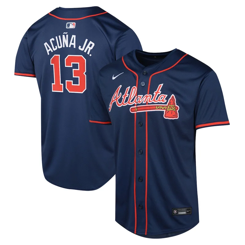 Atlanta Braves Ronald Acuna Jr. White City Connect Limited Player Jersey - Image 2