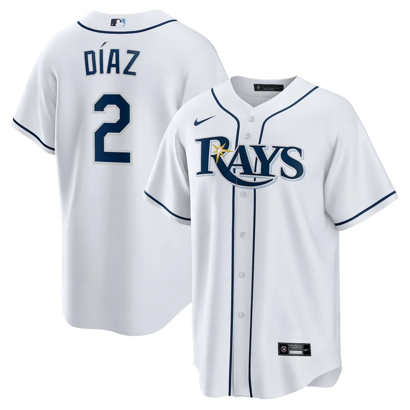 Tampa Bay Rays White Home Elite Jersey - Image 5
