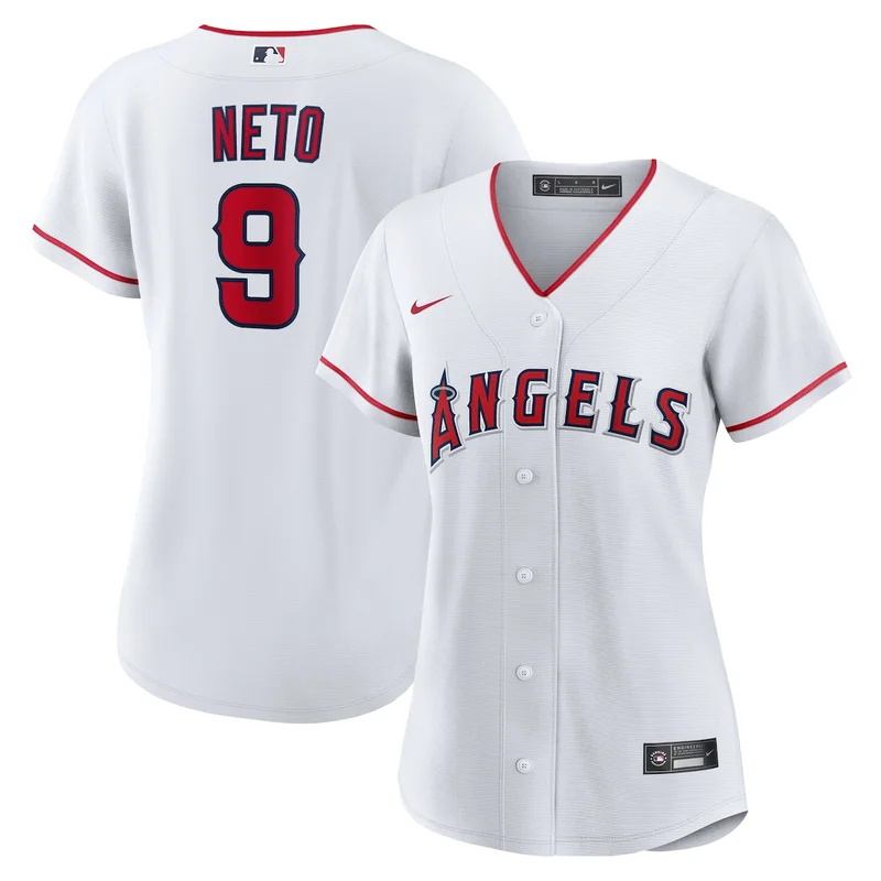 Los Angeles Angels Zach Neto White Home Jersey