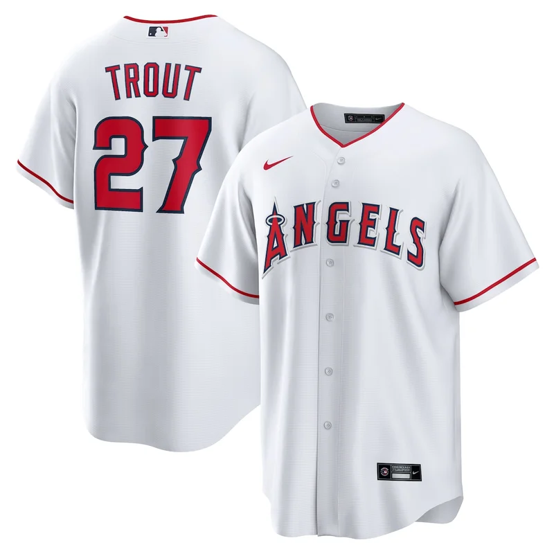 Los Angeles Angels Zach Neto White Home Jersey - Image 4