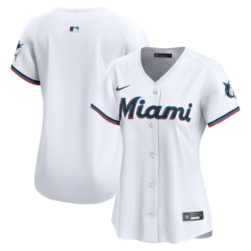 Miami Marlins White Home Limited Jersey
