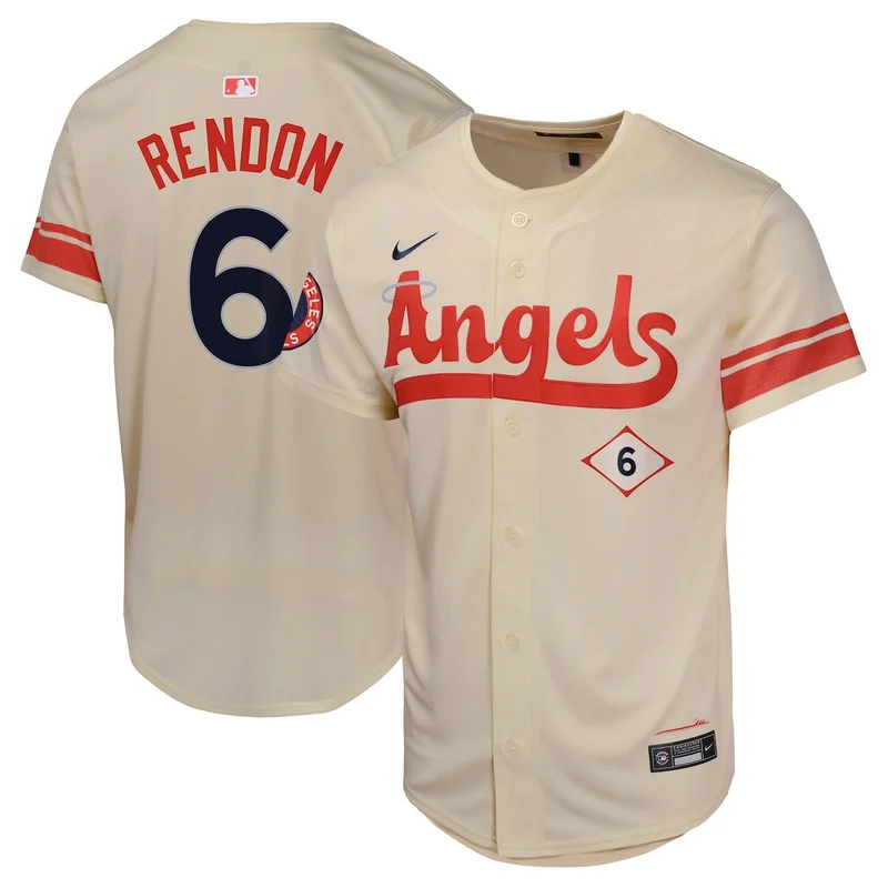 Los Angeles Angels Anthony Rendon White Home Player Jersey - Image 2