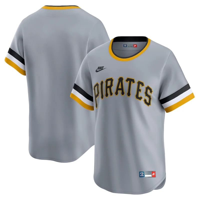 Pittsburgh Pirates Gray Cooperstown Collection Limited Jersey