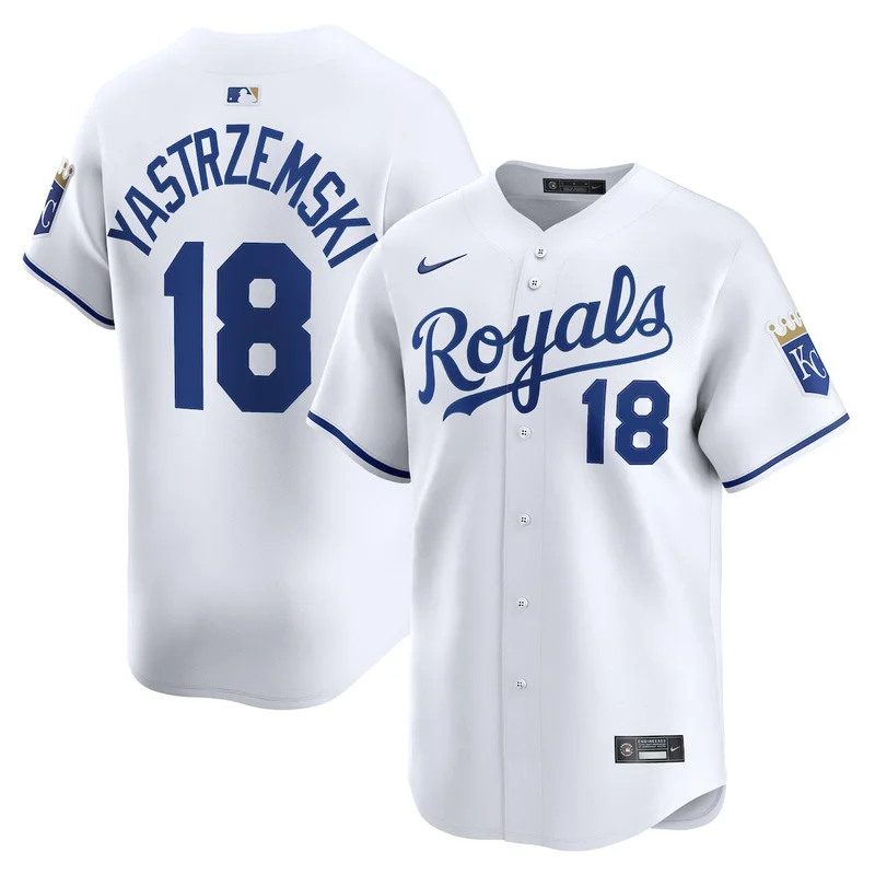 Kansas City Royals Mike Yastrzemski White Home Limited Player Jersey