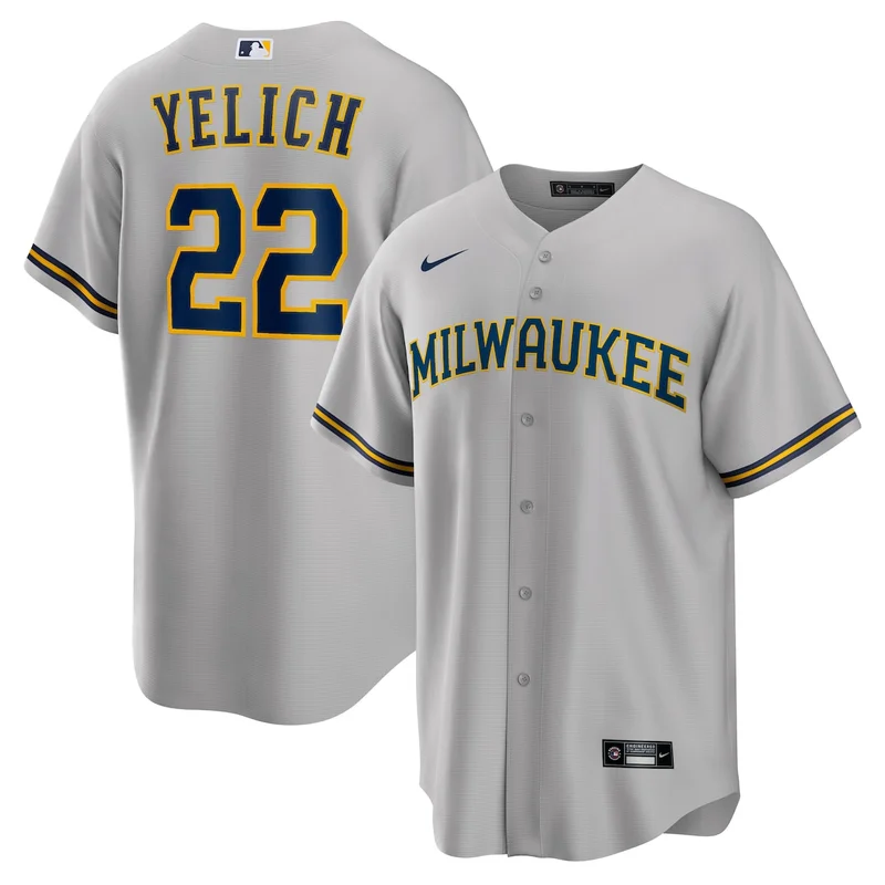 Milwaukee Brewers Cream Home Limited Custom Jersey - Image 3