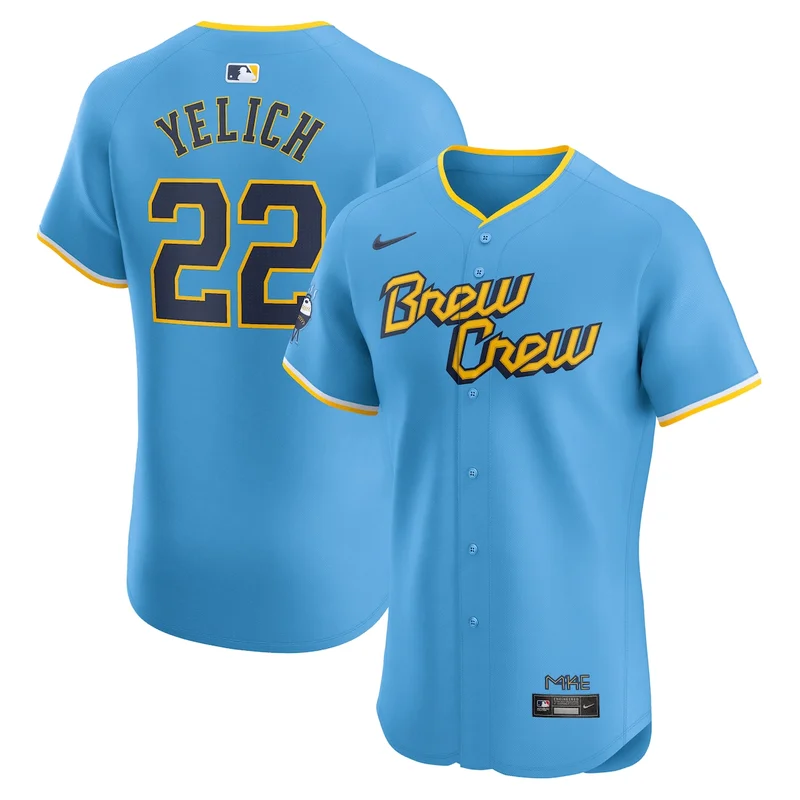 Milwaukee Brewers Cream Home Limited Custom Jersey - Image 4