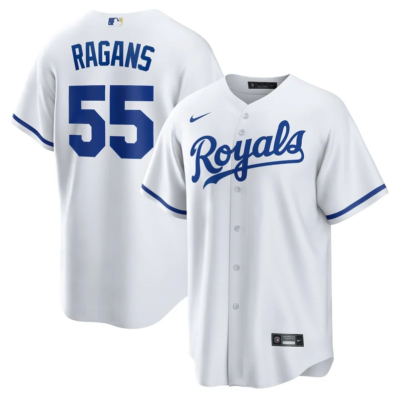 Kansas City Royals Mike Yastrzemski White Home Limited Player Jersey - Image 3