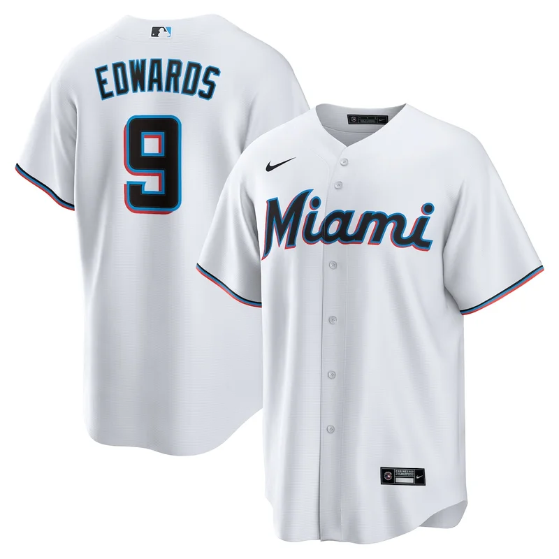 Miami Marlins White Home Limited Jersey - Image 2