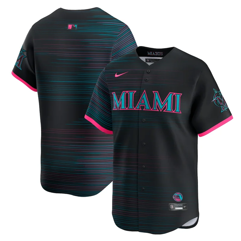 Miami Marlins White Home Limited Jersey - Image 3