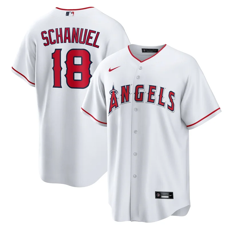 Los Angeles Angels Anthony Rendon White Home Player Jersey - Image 5