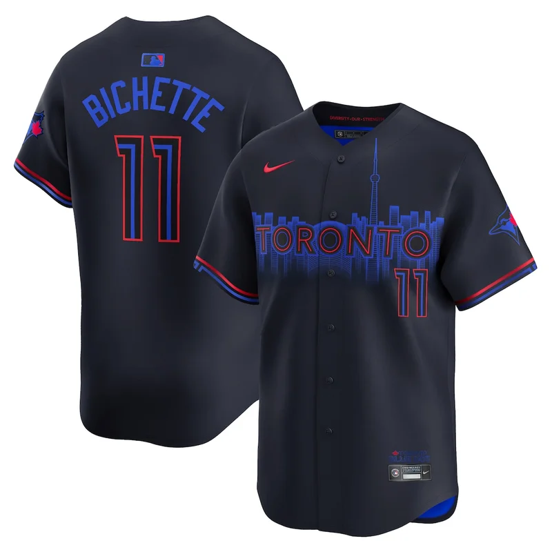 Toronto Blue Jays Bo Bichette Powder Blue 2025 World Series Alternate Jersey - Image 4