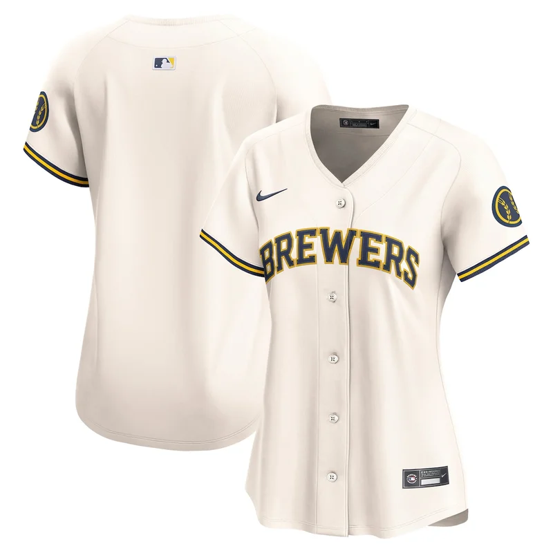 Milwaukee Brewers Cream Home Limited Jersey