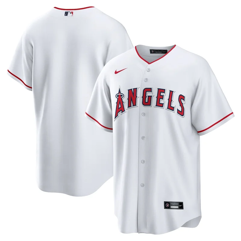 Los Angeles Angels White Home Team Jersey
