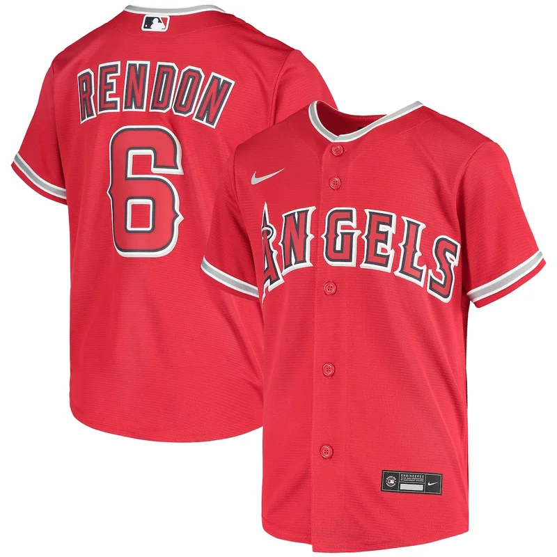 Los Angeles Angels White Home Team Jersey - Image 2
