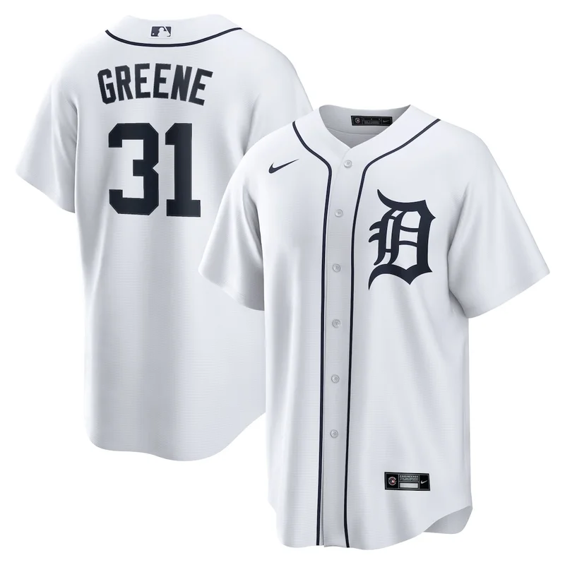 Detroit Tigers Casey Mize White Home Limited Player Jersey - Image 4