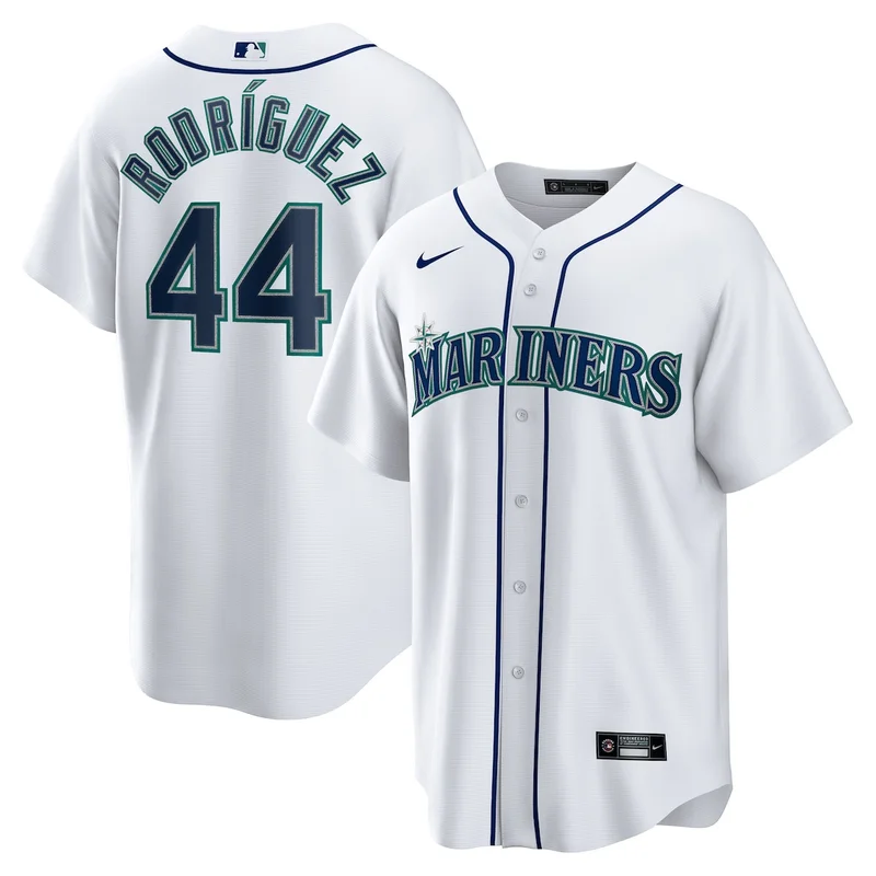 Seattle Mariners Julio Rodriguez White Home Player Jersey
