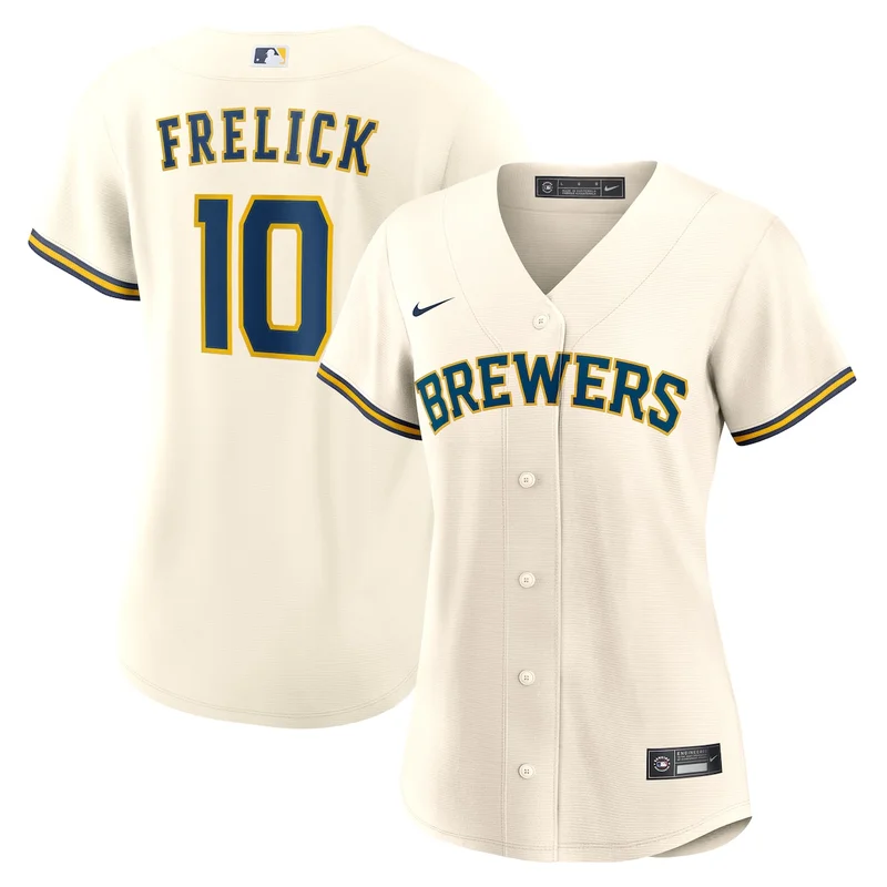 Milwaukee Brewers William Contreras Cream Home Jersey - Image 3