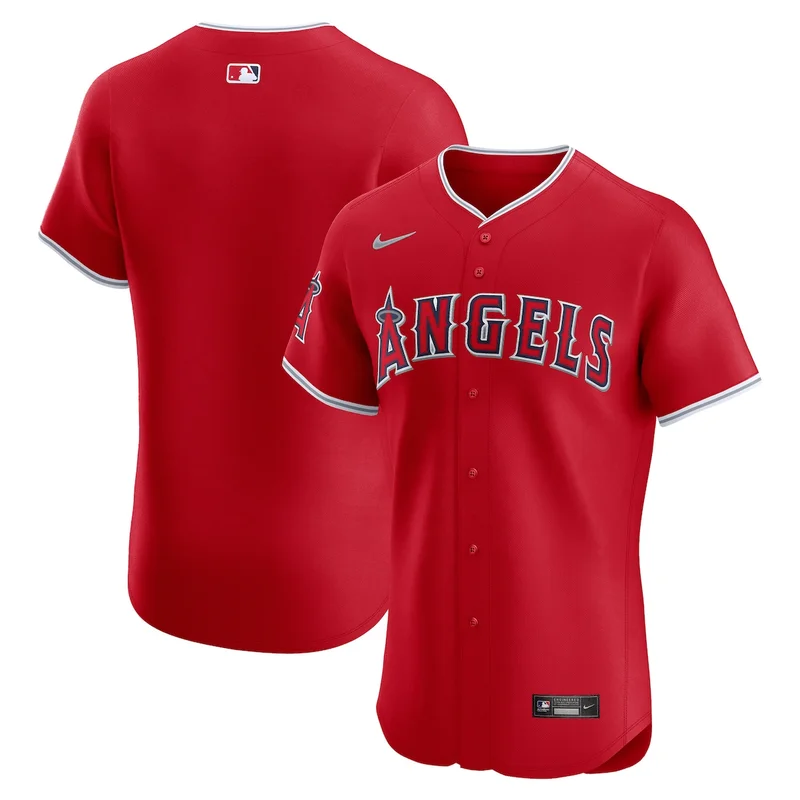 Los Angeles Angels White Home Custom Limited Jersey - Image 4