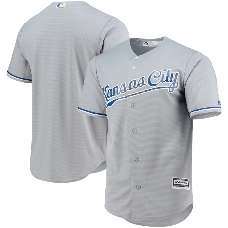 Kansas City Royals Majestic Gray Team Official Jersey