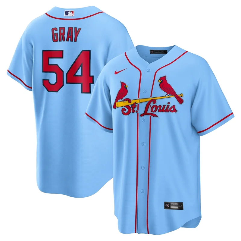 St Louis Cardinals Ozzie Smith Royal Throwback Cooperstown Limited Jersey - Image 3