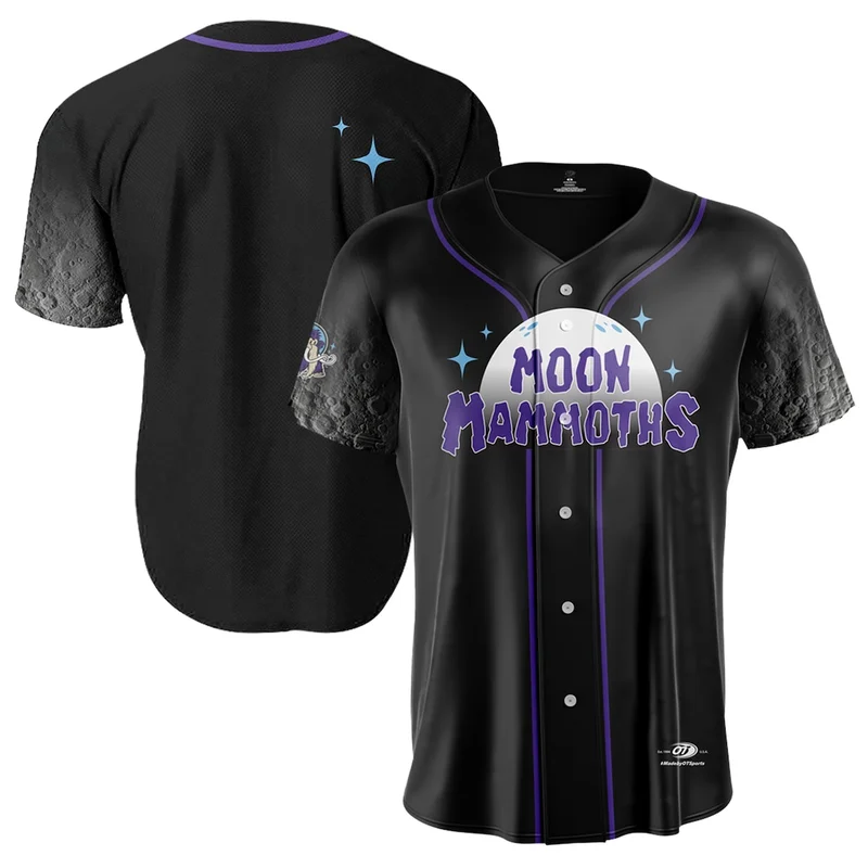 Erie SeaWolves Black Moon Mammoths Alternate Jersey