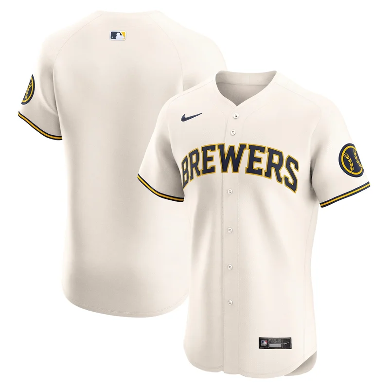 Milwaukee Brewers Sal Frelick Cream Home Jersey - Image 3