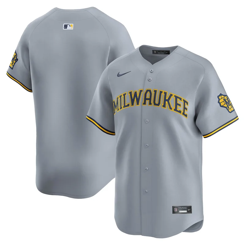 Milwaukee Brewers Christian Yelich Cream Home Limited Player Jersey - Image 2