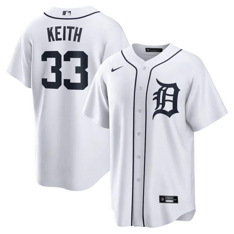 Detroit Tigers Zach McKinstry White Home Jersey - Image 4