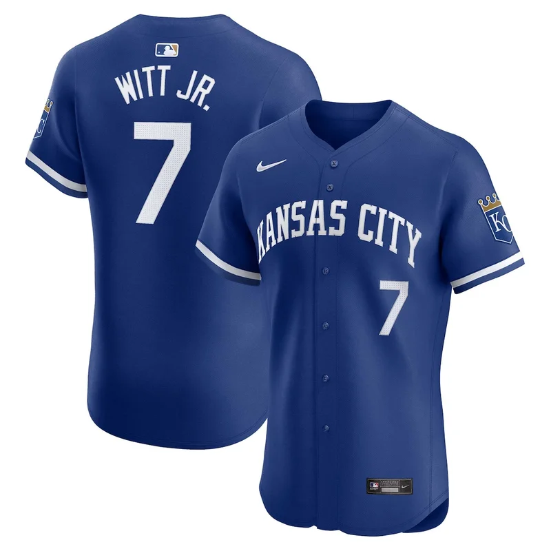 Kansas City Royals Majestic Gray Team Official Jersey - Image 4