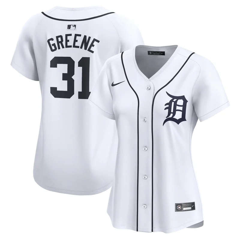 Detroit Tigers Riley Greene White Home Limited Player Jersey