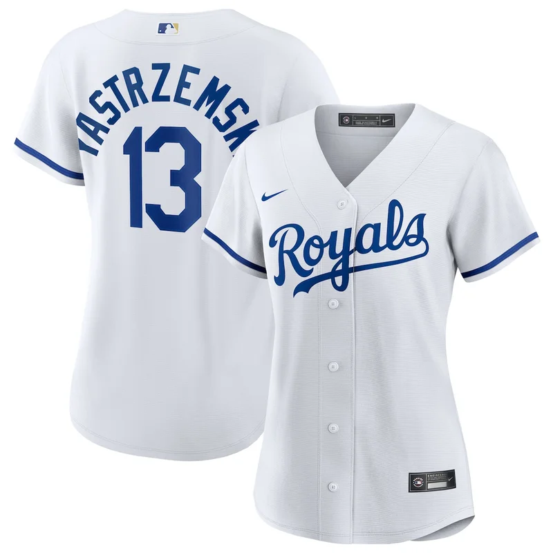 Kansas City Royals Mike Yastrzemski White Home Jersey