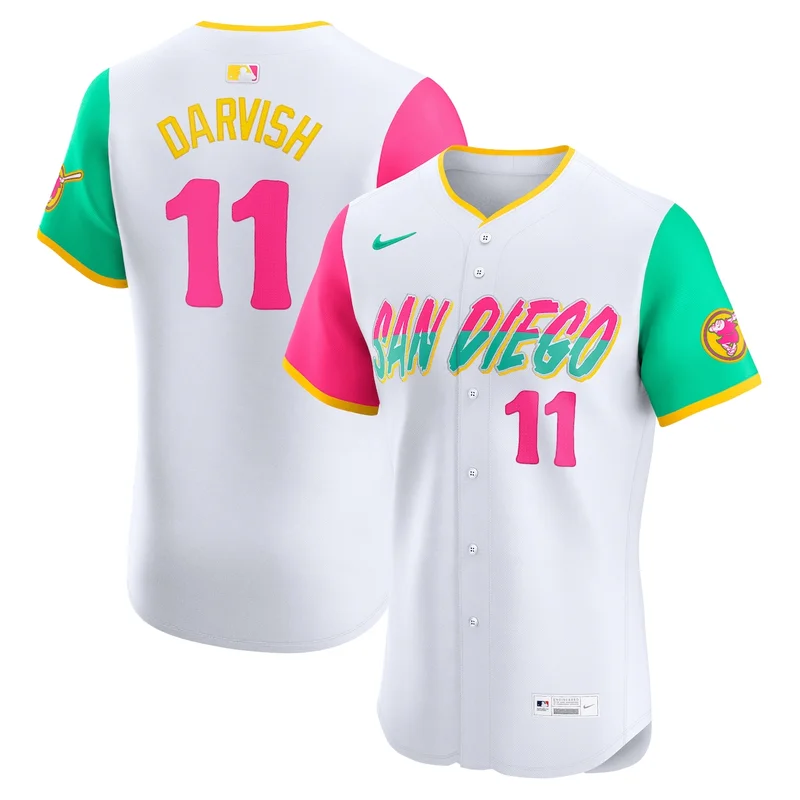 San Diego Padres Camo Alternate Vapor Premier Elite Patch Jersey - Image 5