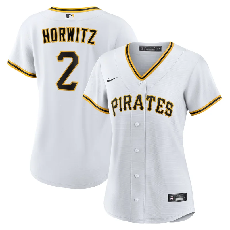 Pittsburgh Pirates Spencer Horwitz White Home Jersey