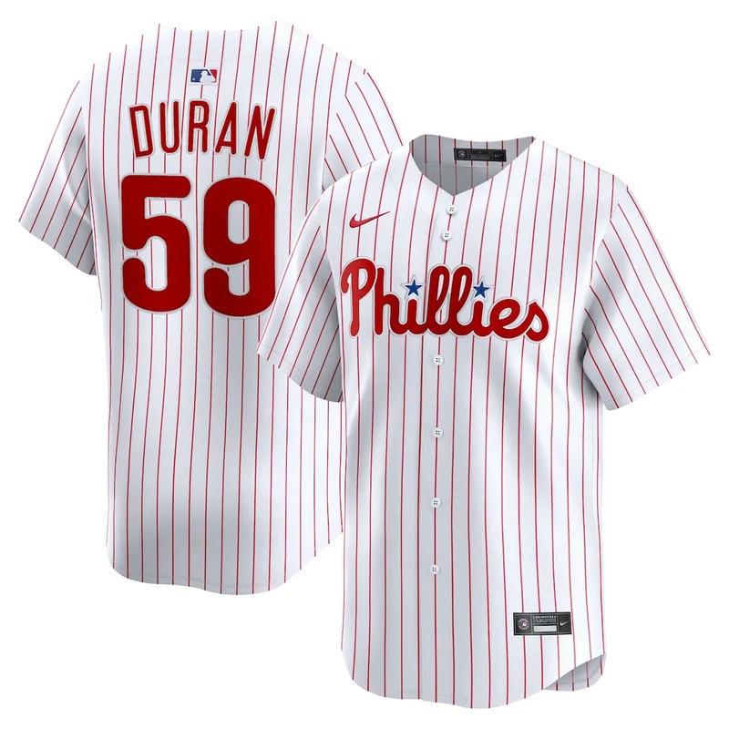 Philadelphia Phillies White Home Custom Jersey - Image 4