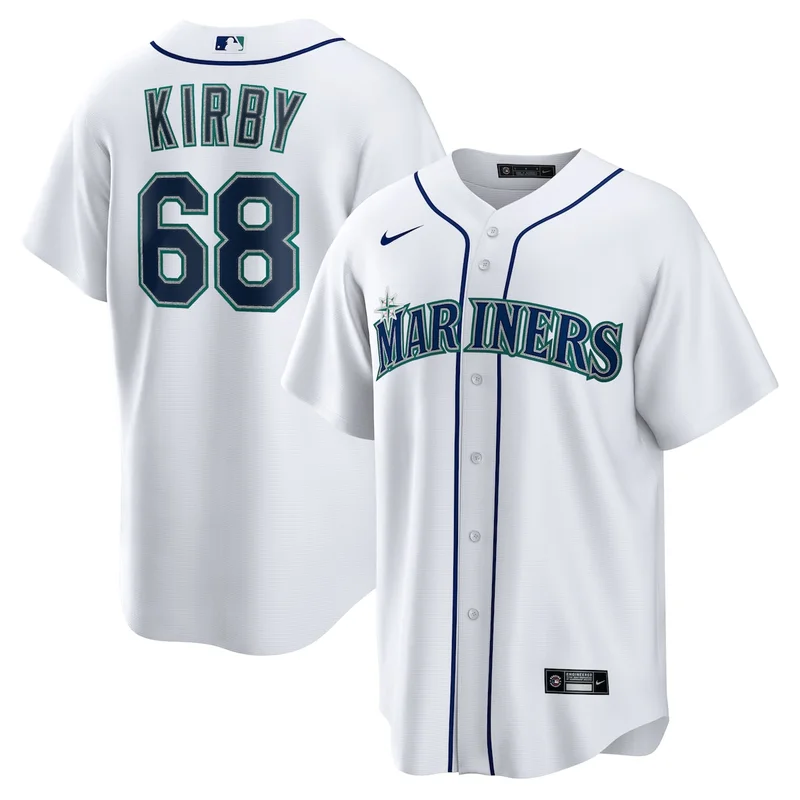 Seattle Mariners Julio Rodriguez White Home Limited Jersey - Image 4