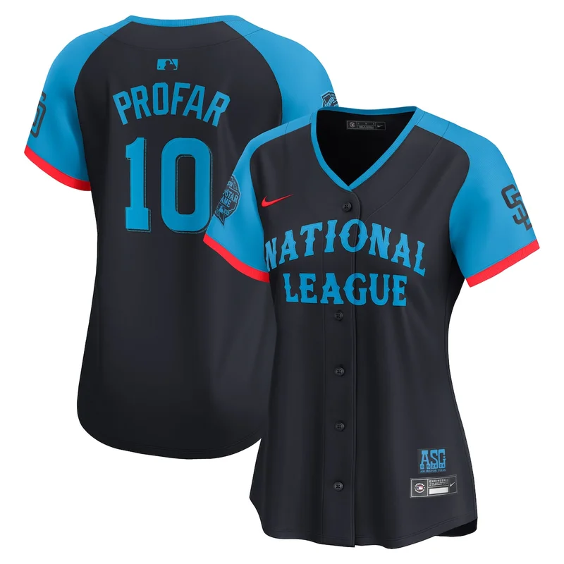 National League Jurickson Profar Navy 2024 MLB All-Star Game Limited...