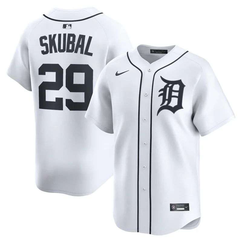 Detroit Tigers Riley Greene White Home Limited Player Jersey - Image 4